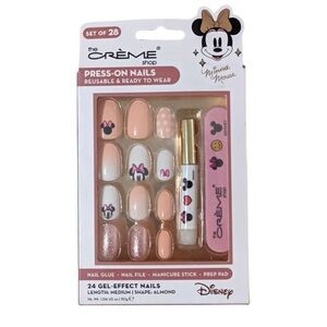 The Creme Shop Minnie Mouse Cutie Reusable Press-On Nail Kit - Limited Edition